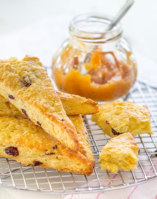 Scones with Tart Cherries