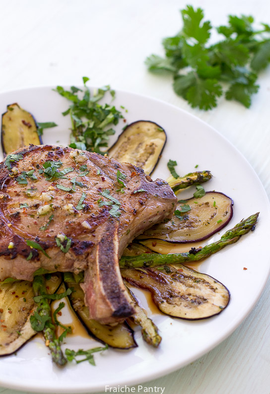 Cumin Cilantro Pork Chops